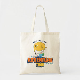 Bolsa Tote Tempo de Aventura   Jake Flutuando Com Finn