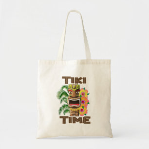 Bolsa Tote Tempo de Havaí Luau Tiki