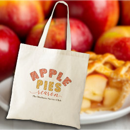 Bolsa Tote Temporada de Tortas de Maçã Vibes Nome Personaliza