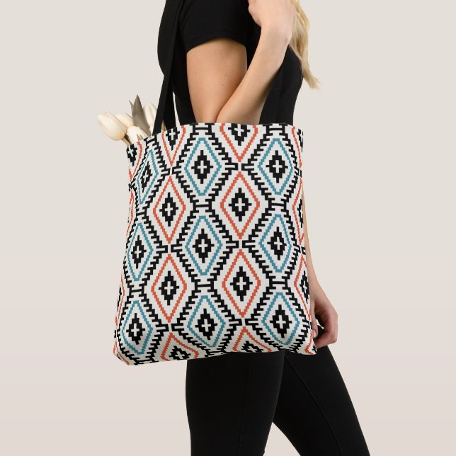 Bolsa Tote Tendência de Na moda de Moda Geométrica do Padrão (Close Up)