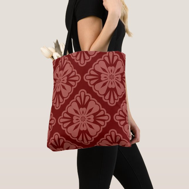 Bolsa Tote Tendência Geométrica de Na moda Moderno Padrão (Close Up)