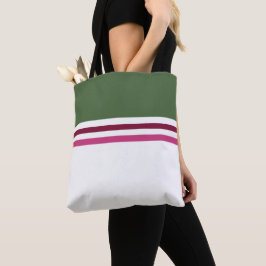 Bolsa Tote Tendência na moda simples stripes modernas listrad