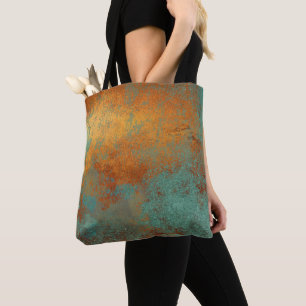 Bolsa Tote Tendência Rich Copper Patina Metálica