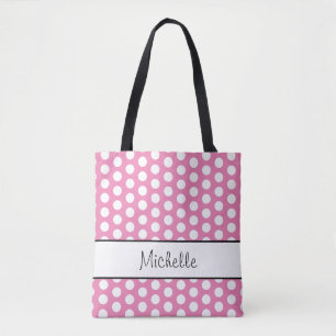 Bolsa Tote Tendy Bolinhas Pattern Girly Pink