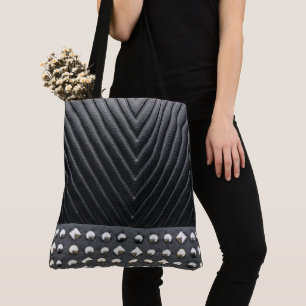 Bolsa Tote Tendy Na moda Gorgeous Pele Negra
