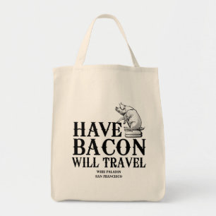 Bolsa Tote Tenha Bacon Will Viagem