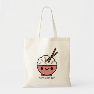 Bolsa Tote Tenha Um Dia de Arroz 