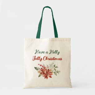 Bolsa Tote Tenham um filme de Natal Holly Jolly Comprando