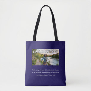 Bolsa Tote Tenho Alegria Como um Rio
