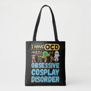 Bolsa Tote Tenho Transtorno Obsessivo de Cosplay