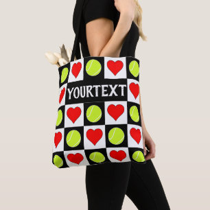 Bolsa Tote Tênis Balls e Copas Equipe Personalizada de Têni