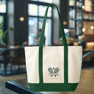 Bolsa Tote Tênis da Equipe do Esporte Swag Verde
