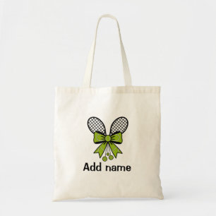 Bolsa Tote Tênis Personalizado para Meninas com Raquetes com