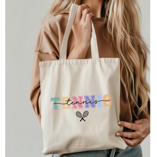 Bolsa Tote Tenista Colorido  (Criador carregado)
