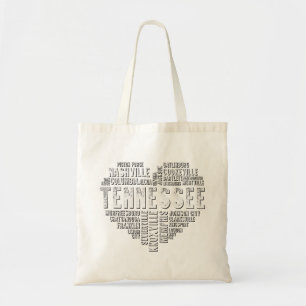 Bolsa Tote Tennessee Heart Love Knoxville Nashville Memphis