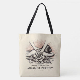 Bolsa Tote Terapêutica de Massagem Terapia Mãos Energia Spa B