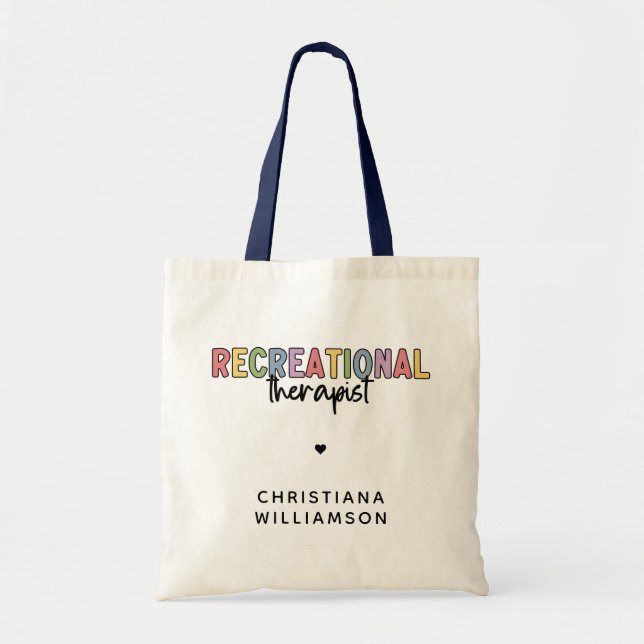 Bolsa Tote Terapêutica Recreacional Personalizada (Frente)
