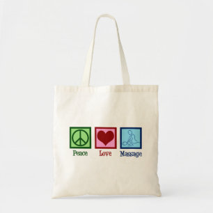 Bolsa Tote Terapia de Massagem do Peace Love