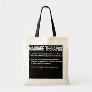 Bolsa Tote Terapia de Massagem Significando Terapia de Massag