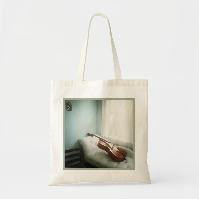 Bolsa Tote Terapia do violoncelo (Frente)