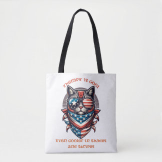 Bolsa Tote Terapia é camiseta Legal - Consciência da Saúde Me