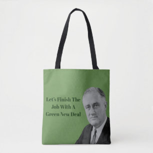 Bolsa Tote Termine o novo contrato do verde do trabalho