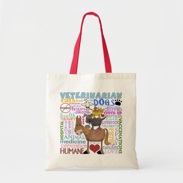 Bolsa Tote Termos do Veterinarian-Subway Art Vet (Frente)