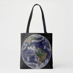 Bolsa Tote Terra cheio Mostrando Vários Sistemas De Tempestad