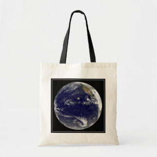 Bolsa Tote Terra Com Três Ciclones Tropicais No Pacífico.