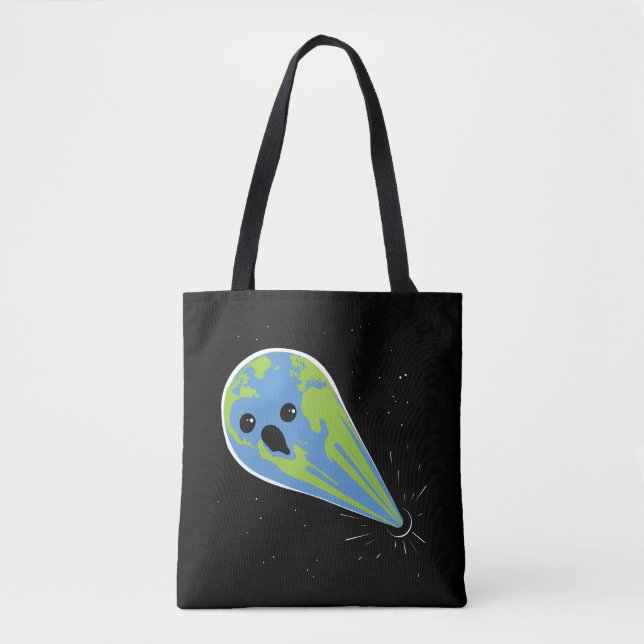 Bolsa Tote Terra contra o buraco negro (Frente)