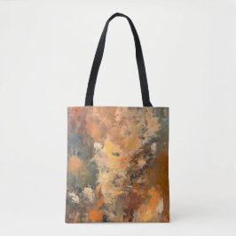 Bolsa Tote Terra Cotta Whimsy Pattern