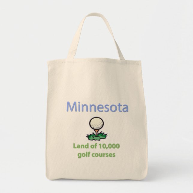 Bolsa Tote Terra de 10.000 campos de golfe (Frente)