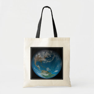 Bolsa Tote Terra De cheio Com A América Do Norte E Do Sul.