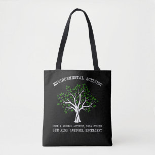 Bolsa Tote Terra de Conservação da Natureza, Ativista Ambie