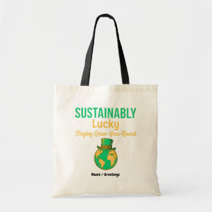 Bolsa Tote Terra Sortuda Sustentável Vida Verde Ecológica