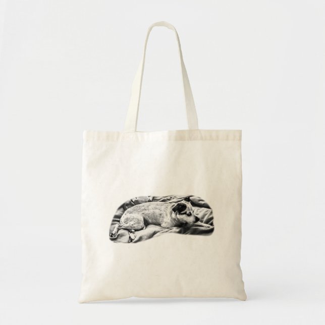 Bolsa Tote Terras de Férias com Terrier Vigente (Frente)