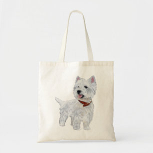Bolsa Tote Terrier Branco de West Highland