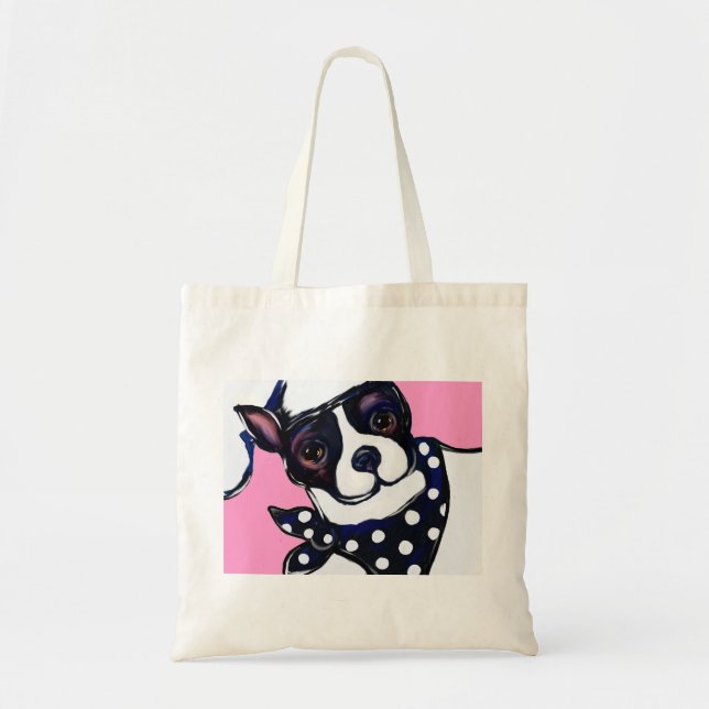 BOLSA TOTE TERRIER DE BOSTON (Frente)
