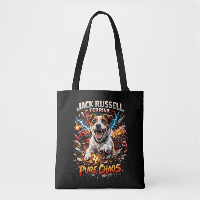 Bolsa Tote Terrier Jack Russell (Frente)