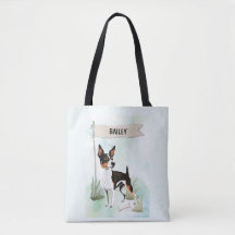 Terrier Rato Aquarela Cachorro Personalizado