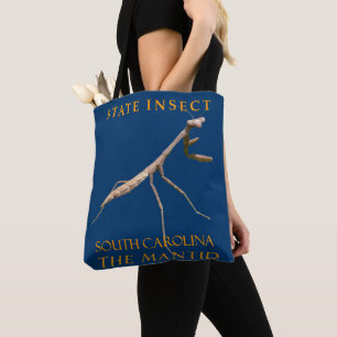Bolsa Tote Território da Carolina do Sul Insetar o Mantid