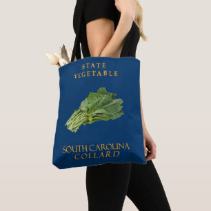Bolsa Tote Território da Carolina do Sul - Verdes Collard Veg