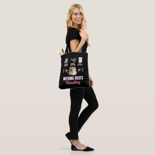 Bolsa Tote Tesoura De Papel Rock, Nada Basta Ler
