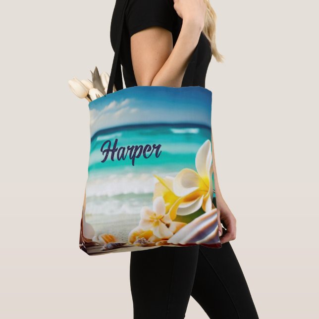 Bolsa Tote Tesouros de Praia (Close Up)