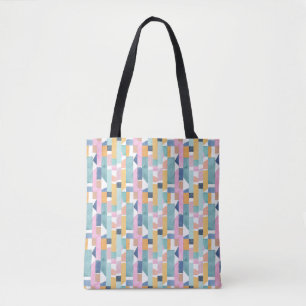 Bolsa Tote Teste padrão abstrato da forma da aguarela