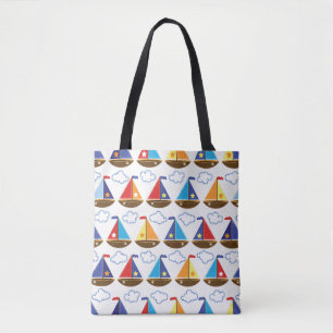 Bolsa Tote Teste padrão bonito 2 do veleiro