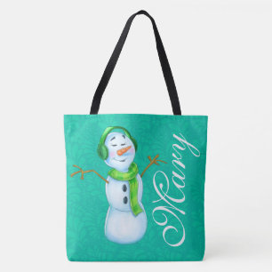 Bolsa Tote teste padrão conhecido personalizado dos desenhos