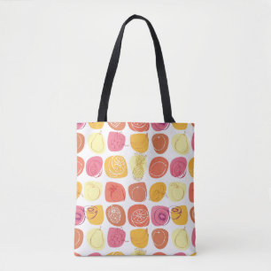 Bolsa Tote Teste padrão da fruta