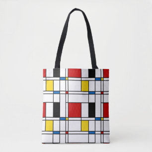 Bolsa Tote Teste padrão de de Stijl