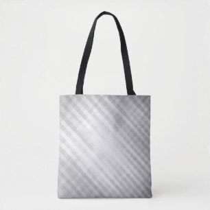Bolsa Tote teste padrão de grade abstrato